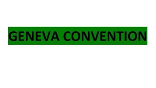 Geneva Convention | Foreign Awards | Arbitration, Conciliation & Alternative Dispute Resolution