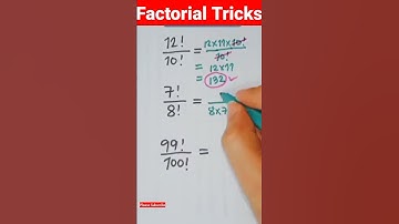 math Tricks Calculate factorial #mathshorts #mathematics #shorts