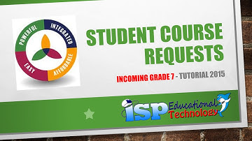 7th Grade RenWeb Course Request Tutorial