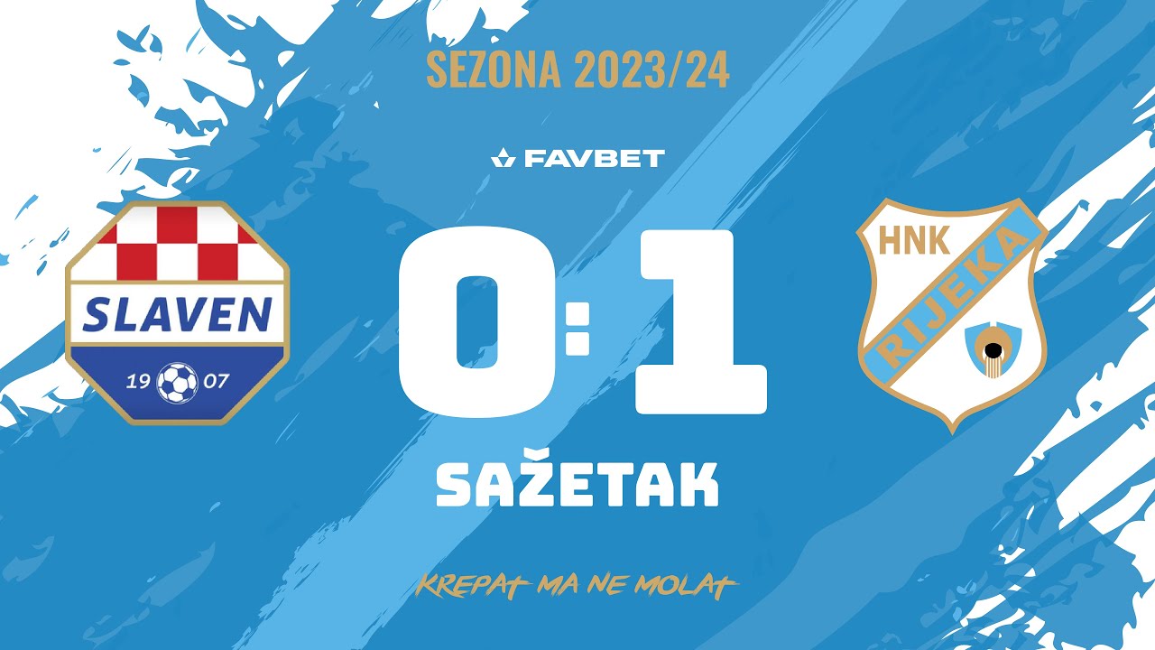 NK Slaven Belupo x HNK Rijeka Football Diffusion en direct et résultats  aujourd'hui 24/09/2023 15:00