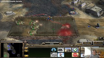 Command & Conquer: Generals Zero hour GLA campaign 6 mission using beng lazer demo nuke mod