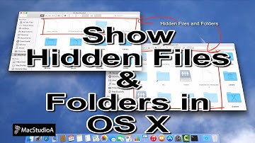 How To View Hidden Files and Folders in Mac OS X