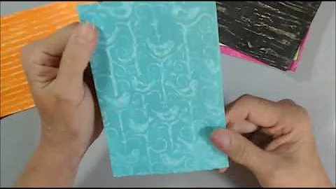 SHOWING THE BACKGROUNDS WITH EMBOSSING FOLDERS