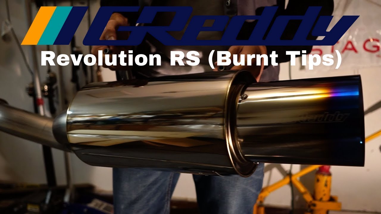 GReddy RO-TTZN-S Muffler (Remark Fr-S/Brz/86 Delete Burnt Stainless Steel  Single Wall Tip)