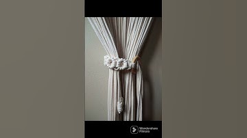 macrame curtain tieback #macrame #macrametutorial #macrameforbeginners #macramecreation