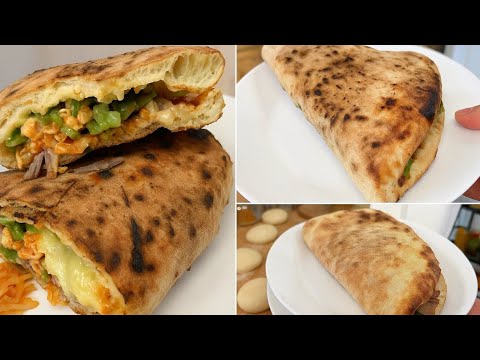 سر بنة عجينة المقلوب و البيتزا في المكون هذا مقلوب تونسي مشخشخ 