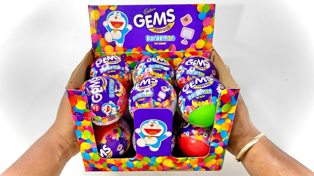 New Cadbury Gems Surprise Balls Unboxing And Review | ASMR 