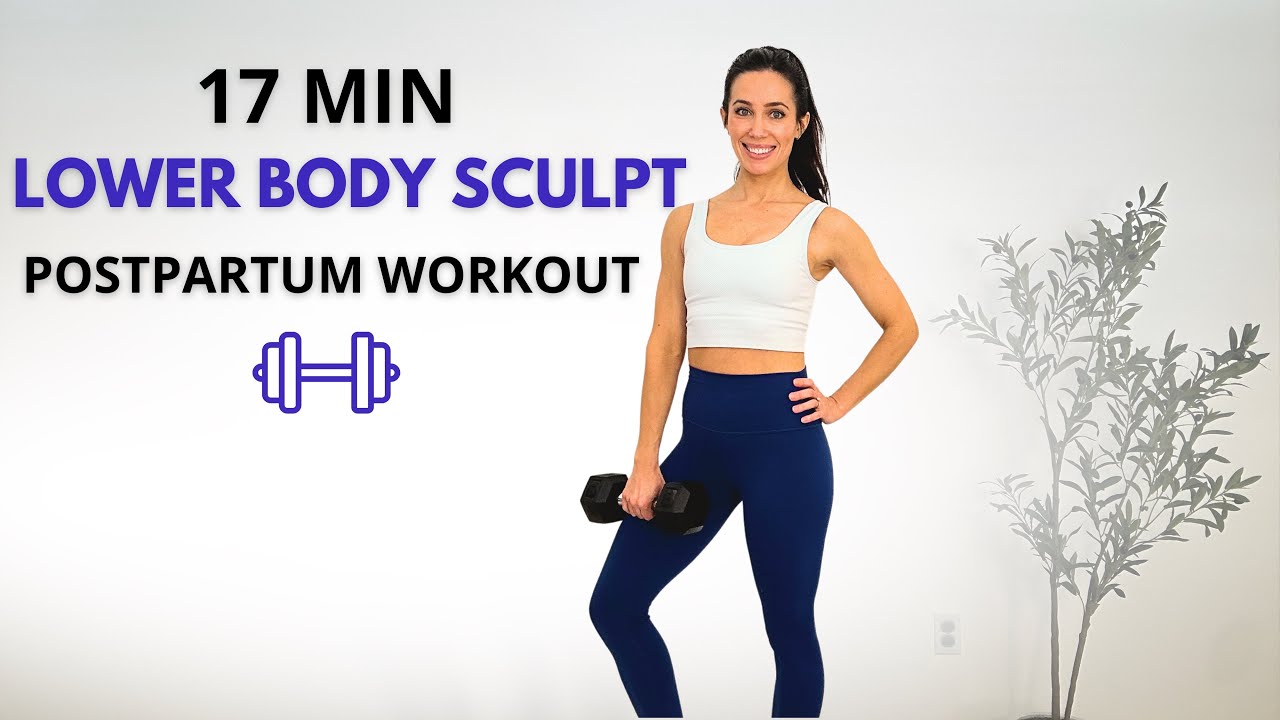 17 min Postpartum Leg Day Workout | Glutes & Legs