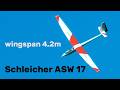 Schleicher ASW 17 | 4,2m scale RC glider | 4K | Syrovice 2026