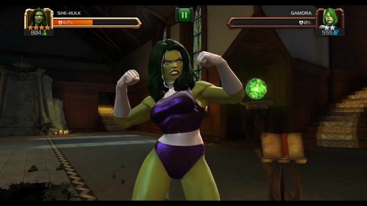 She hulk vs Gamora level 3 power marvel contest of champions