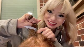 ASMR a normal haircut (not violent) screenshot 2