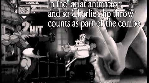 MvC2: Charlie Combos 3 Throws in a Match vs Mech Zangief (with Explanation)