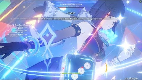 Yoimiya, Xinqiu, Yelan vs Perpetual Mechanical Array Floor 12 Spiral Abyss 2.7