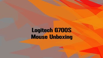 Logitech G700S Mouse Unboxing