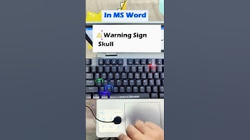 Draw Warning & Danger Symbols in MS Word Using Just One Shortcut! You’ll Be Shocked How Simple It Is