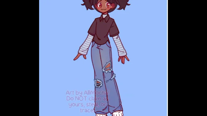 this art is not mine its from picrew❤but i made the outfit but not the art❤