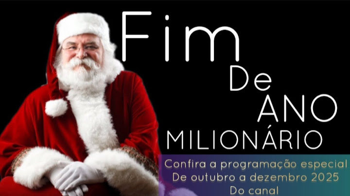 O MELHOR FIM DE ANO DA HISTÓRIA TA CHEGANDO :CONFIRA A PROGRAMAÇÃO DO CANAL DE OUTUBRO A DEZEMBRO 25