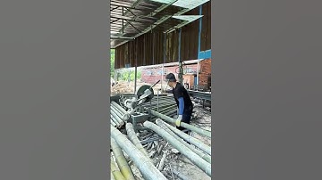 unique tool for cutting bamboo quickly #shorts