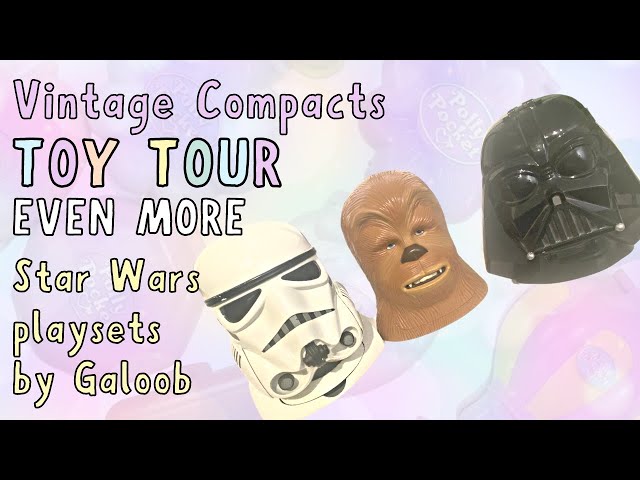 Vintage Mini Star Wars Pocket Face Micro Machines Polly Pocket Lot of 5