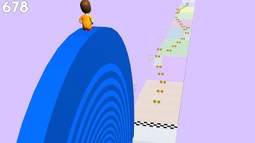 GIANT BLUE ROLL 🌴🌴 - Layers Roll - level #16 - High score - All levels