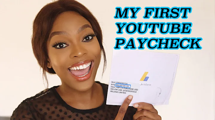 MY FIRST YOUTUBE PAYCHECK, How Much I Made With 17...