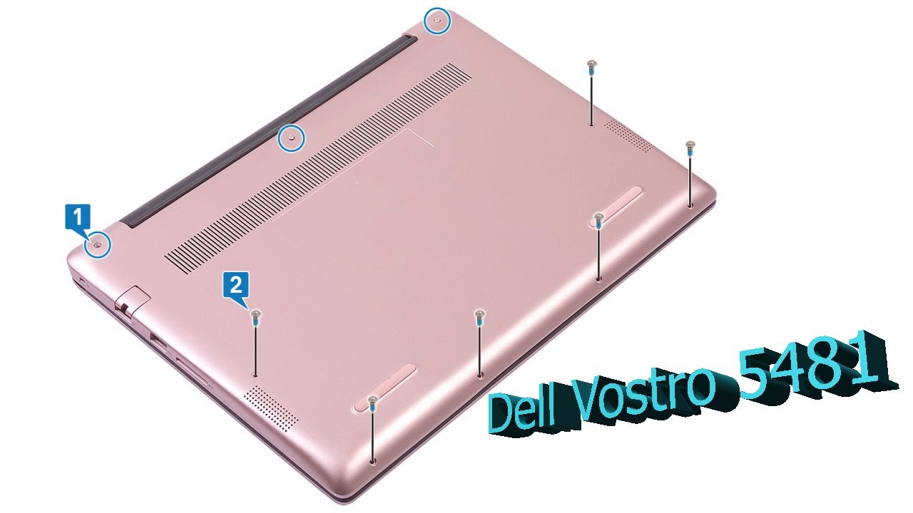 How to disassembly Dell Vostro 5481 Laptop repair YouTube