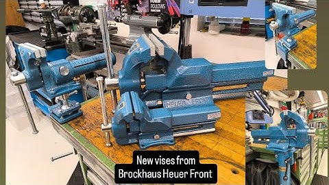 Brockhaus Heuer Front vises - 160mm -100mm - 100 compact + Heuer Lift 😍