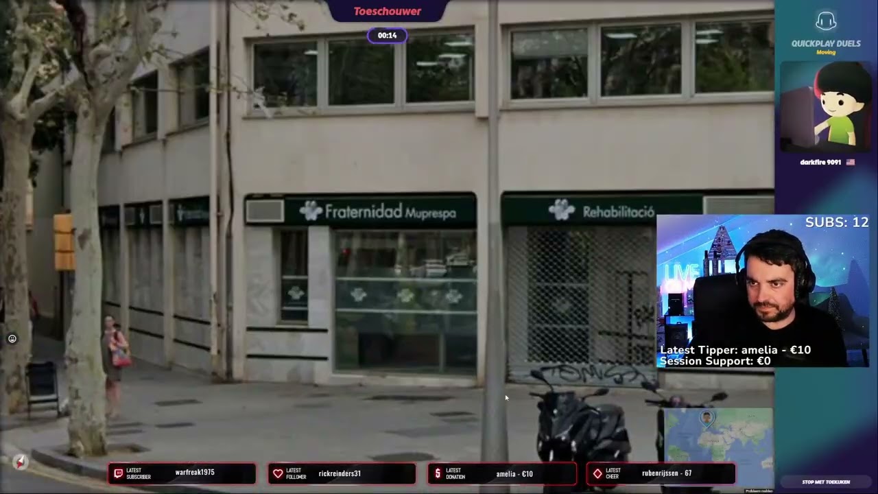 GEOGUESSR Barcelona favorite place of me 9m away from the point!! | #muiter92 op #Twitch