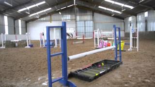 Murphy jumping a 1m and 1m10 derby :)