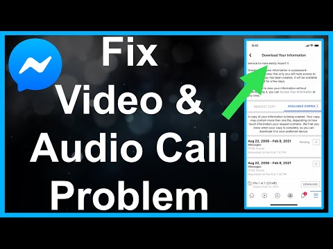 FIX Messenger Video & Voice Call Problem!