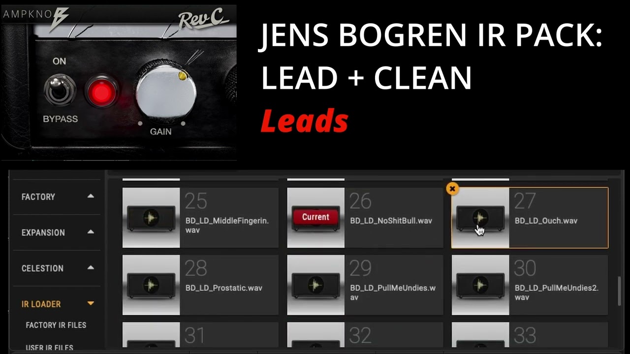 JENS BOGREN IR PACK: LEAD + CLEAN-3