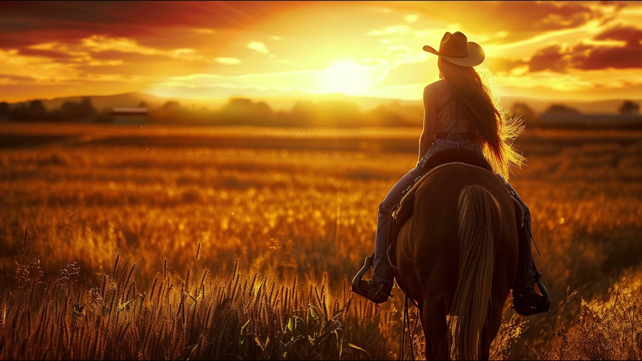 Thumbnail for the country song Ride Through Cornfields with Cowboy's Heart