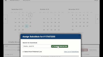 Using Aesop to Report an Absence
