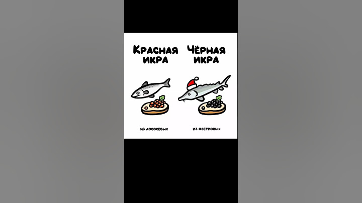 В ЧЁМ ОТЛИЧИЕ КРАСНОЙ ИКРЫ ОТ ЧЁРНОЙ #youtubeshorts