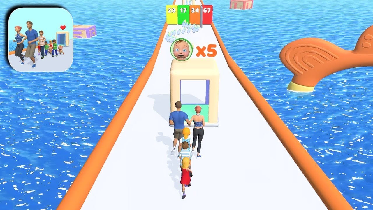 FAMILY RUN 3D 👪💕 Game All Level s Android,iOS NEW BIG UPDATE Levels 1 3 