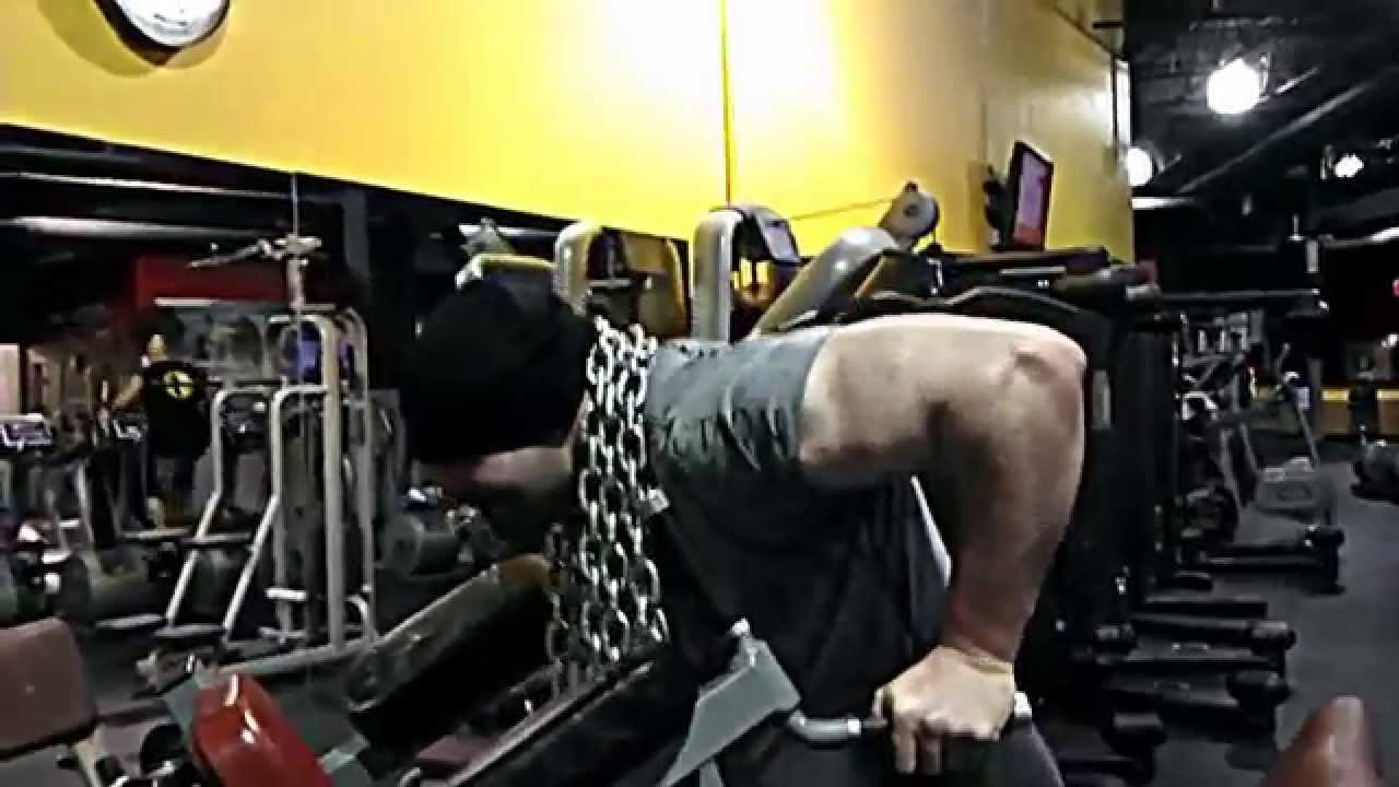 Dips with 50lbs of chains around the neck YouTube