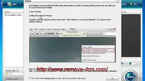 How to convert iTunes DRM M4V videos to MP3 format?