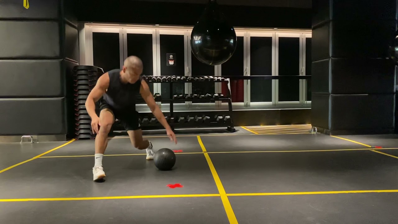 STRIKE POWER E- DEEP LUNGE ROTATIONAL SLAM - YouTube