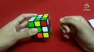 Rubik's Cube blindfolded example solve (1). Old Pochmann method