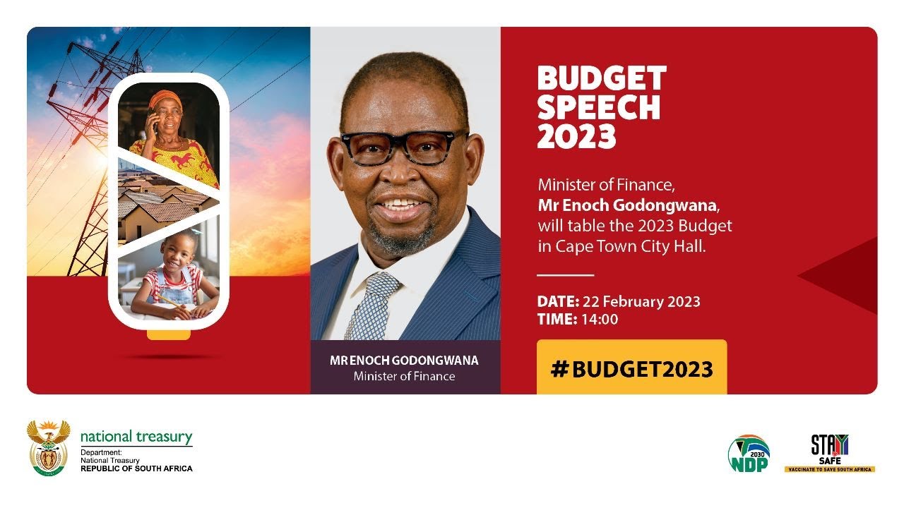 Minister Enoch Godongwana presents the 2023 Budget Speech YouTube