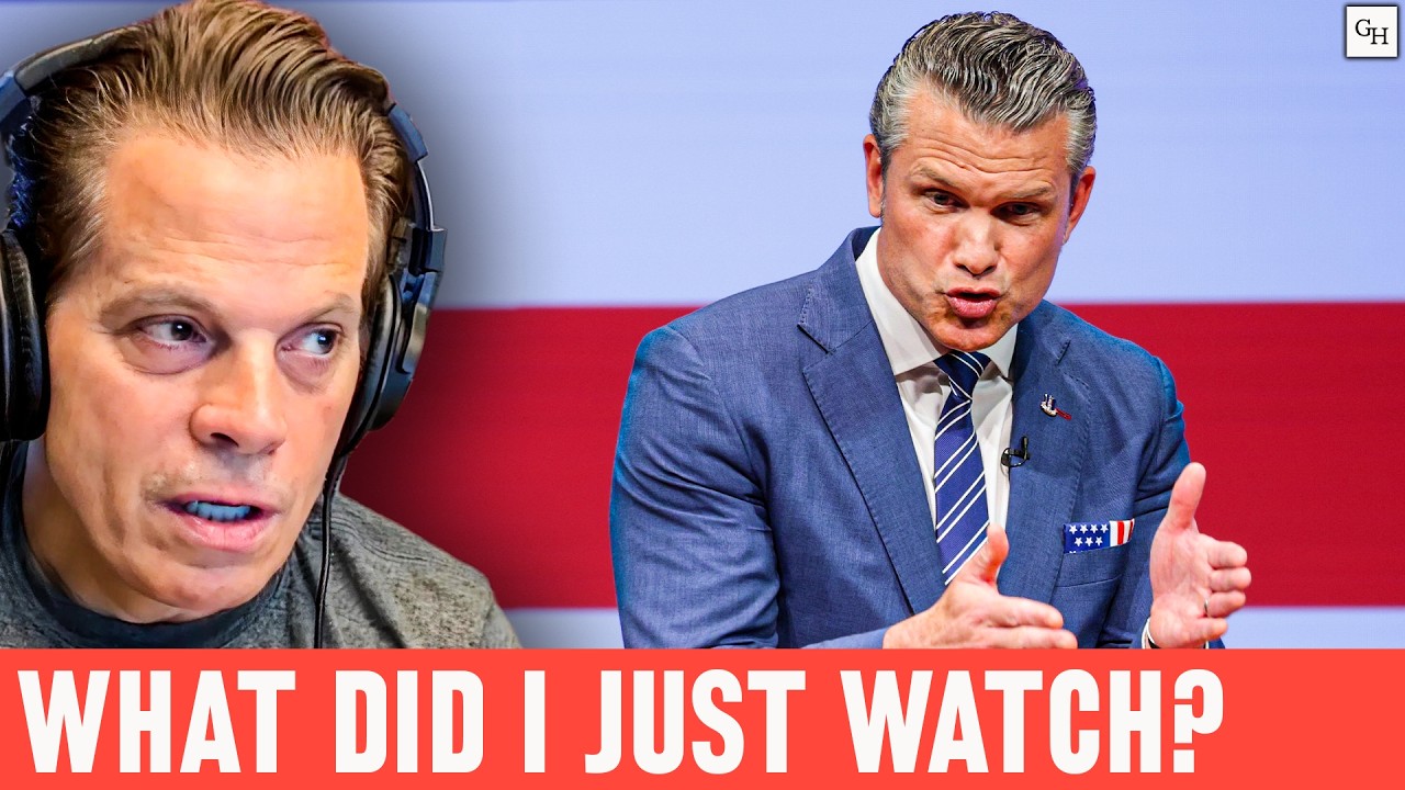 Pete Hegseth Just Gave The Weirdest Speech Ever...