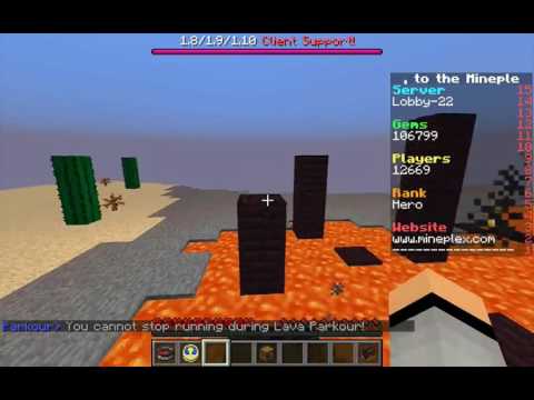 Come barare IN MINEPLEX PARKOUR