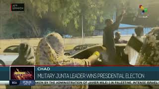 Chad&#39;s military junta leader wins presidential election