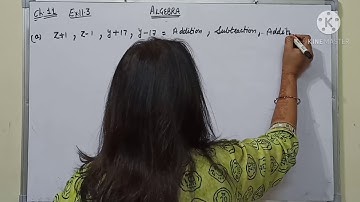 CHAPTER 11 ALGEBRA EXERCISE 11.2 AND 11.3 CLASS 06 MATHEMATICS NCERT CBSE