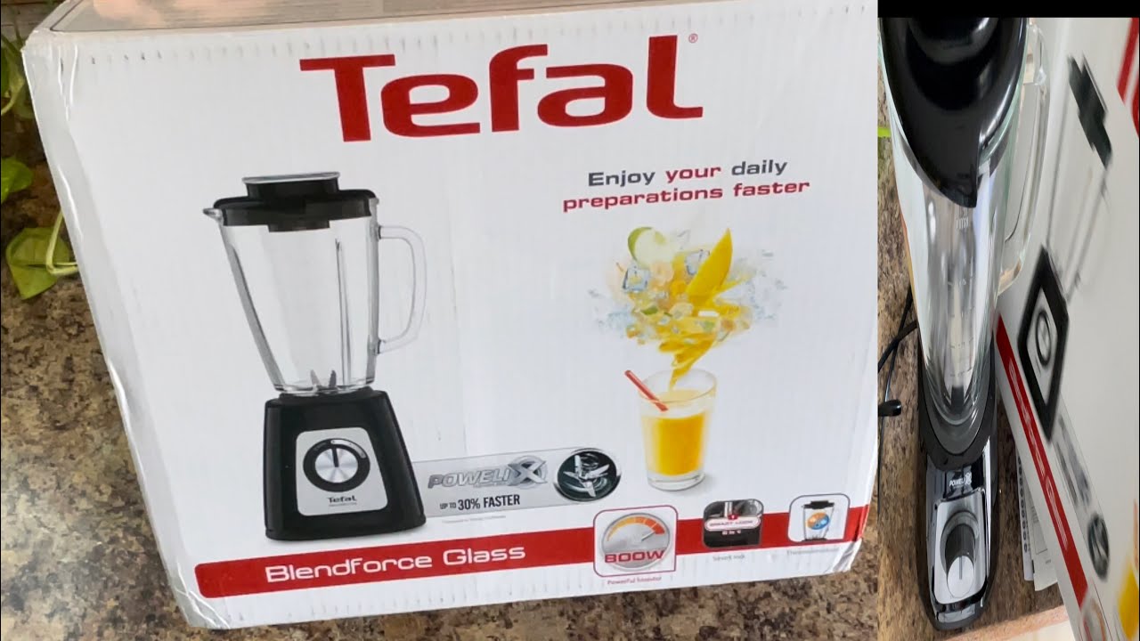 Unboxing Tefal High speed Blender|Tefal Blender Easy to Use and high  Quality|Tefal Blendforce glass - YouTube