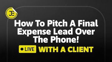 How To Pitch A Final Expense Lead Over The Phone! LIVE WITH A CLIENT