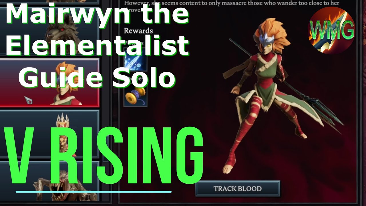 V Rising Elementalist V Rising - Mairwyn the Elementalist Guide Solo (4k 60FPS) - YouTube