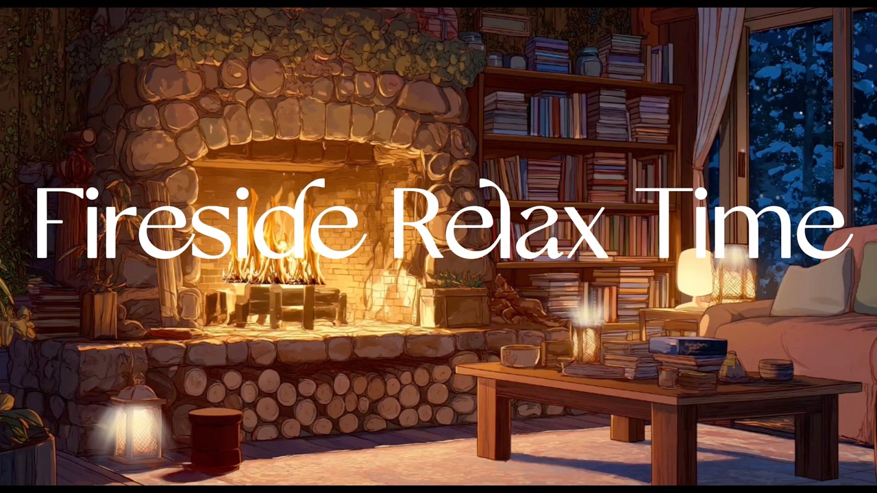 Cozy Fireplace Ambience | Crackling Fire Sounds for Relaxing 🔥