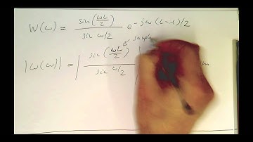 Sampled signals: The effect of finite length on the Fourier Transform