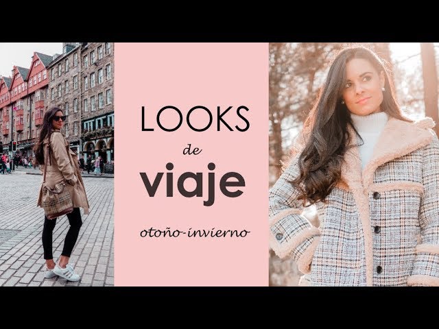 Qué llevo en mi maleta - Looks para un viaje en otoño - YouTube